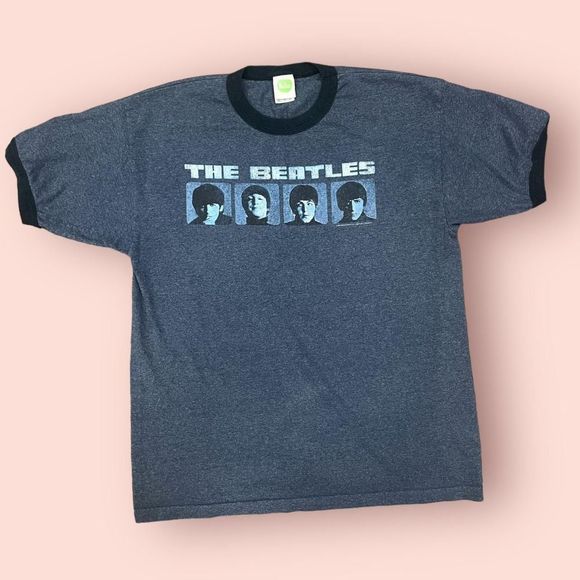 The Beatles Other - 2005 beatles navy ringer tee